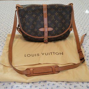 Louis Vuitton Monogram Canvas Saumur 30 Messenger Bag